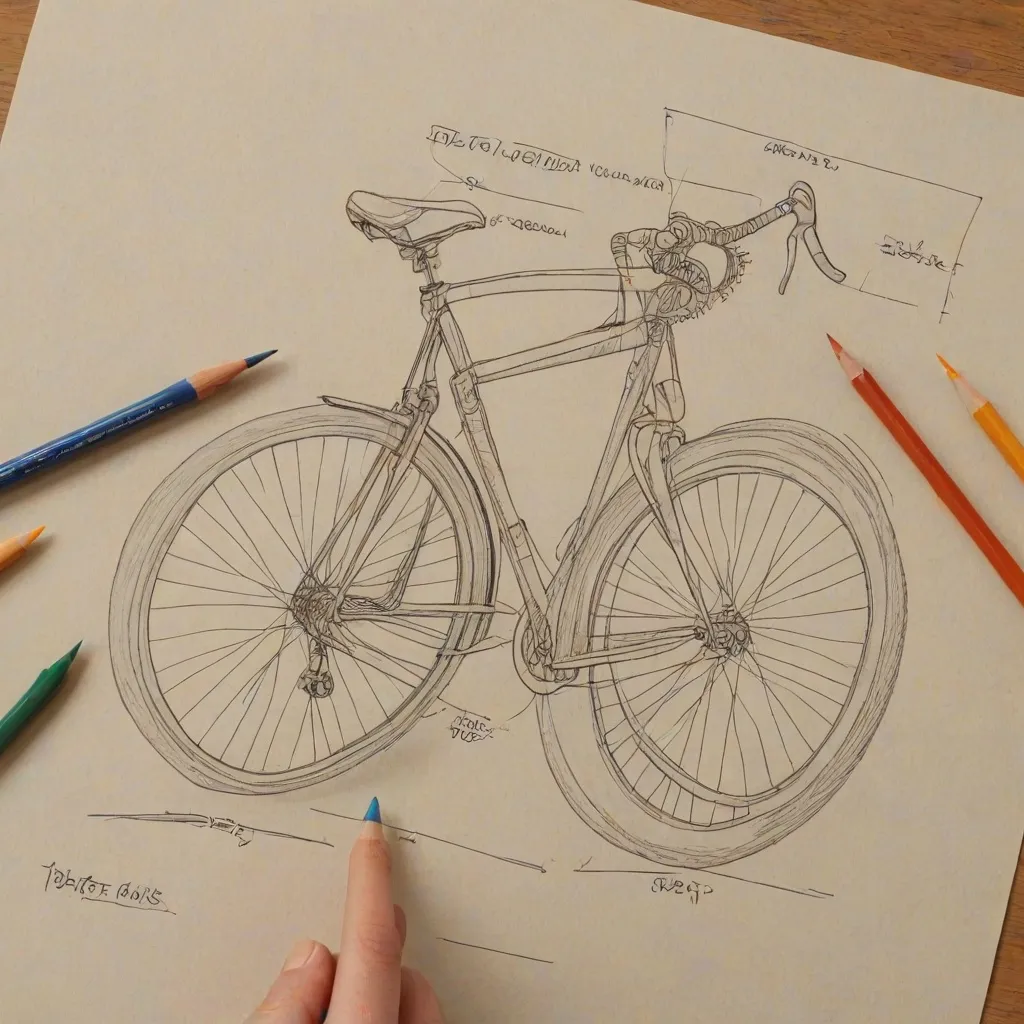 Jak narysować rower? Gdzie łatwo popełnić błędy?