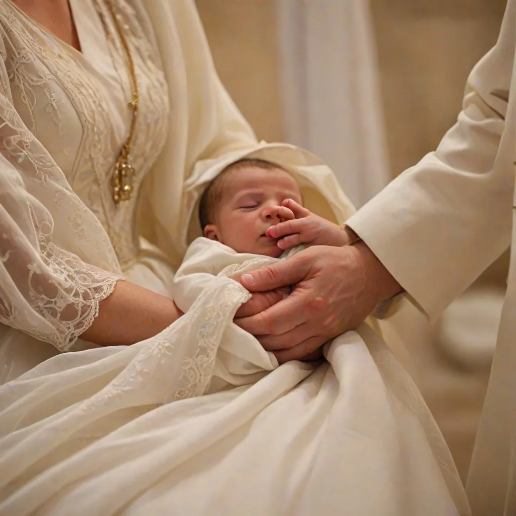 Kto trzyma dziecko podczas chrztu?