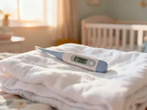 Kolorowa miseczka z wodą i pianą przygotowana do mycia rąk dziecka w jasnej, czystej łazience.