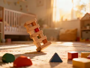 Stetoskop na szpitalnym stoliku w jasnej sali pediatrycznej, symbolizujący profesjonalną opiekę medyczną.
