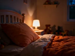 Nowoczesna przyczepka rowerowa z klatką bezpieczeństwa zaparkowana na słonecznej ścieżce w parku.